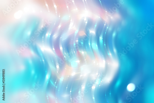 abstract illustration blur azure background with