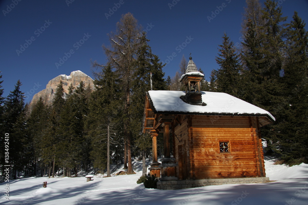 Church of the Alpini (Chiesetta Degli Alpini), Passo Falzarego, Cortina
