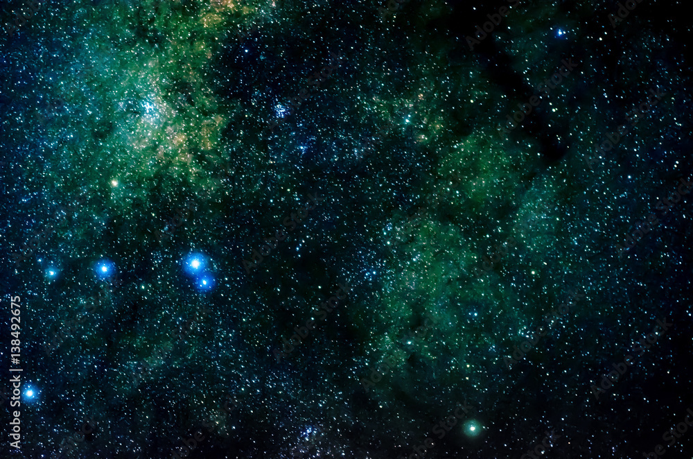 Obraz premium Stars and galaxy outer space sky night universe background 
