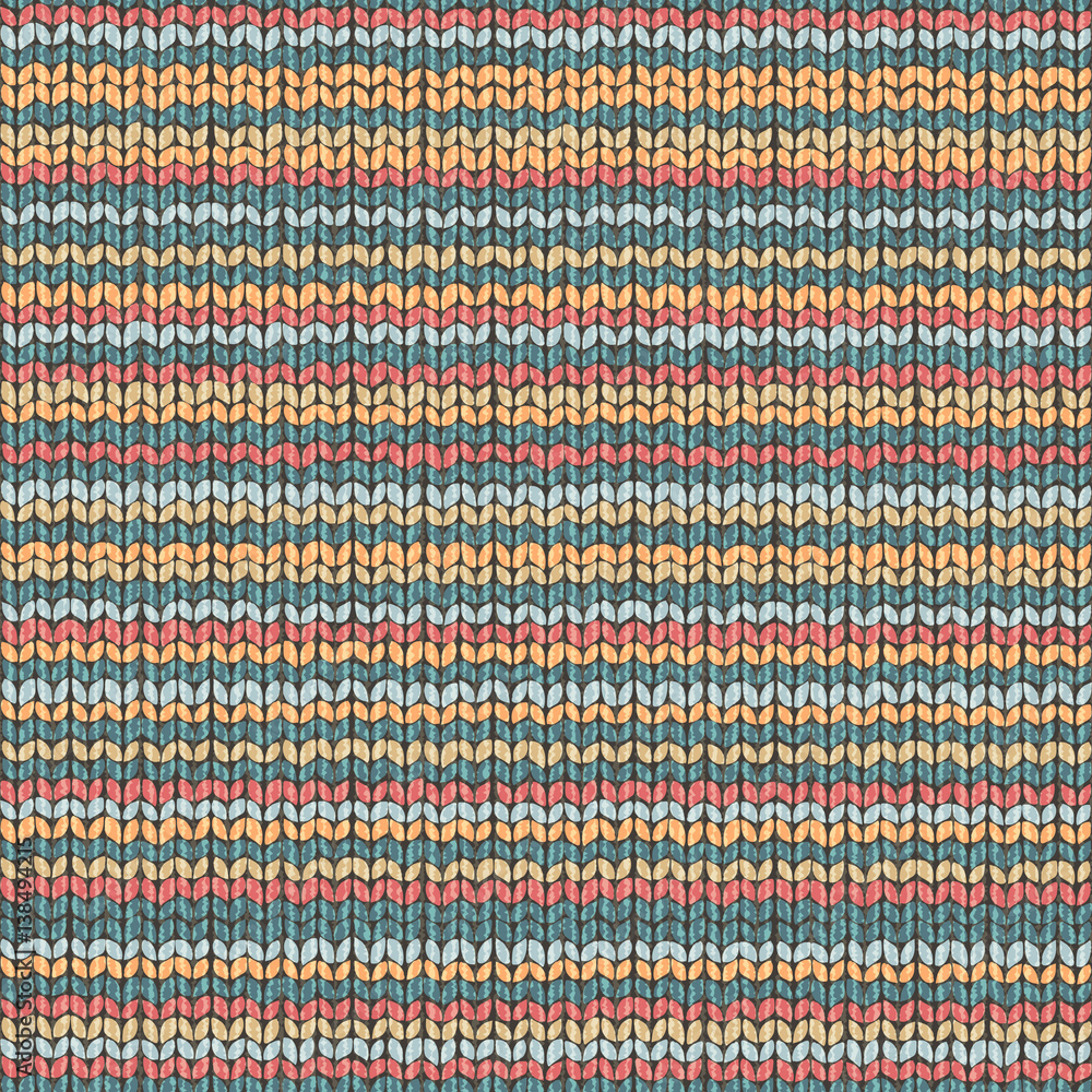 Knit texture repeat pattern, fabric wool textile illustration