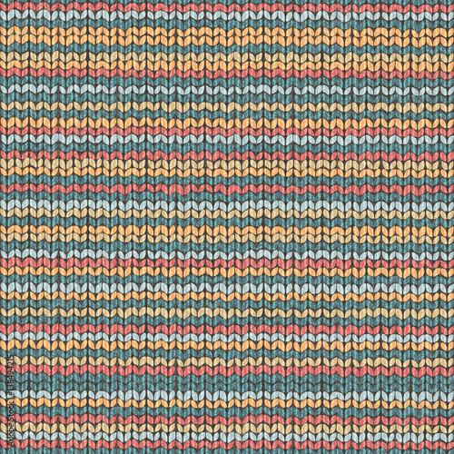 Knit texture repeat pattern, fabric wool textile illustration