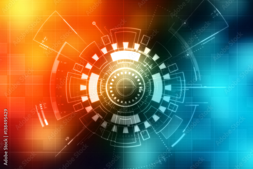 Background conceptual image of digital 3d icons, Digital Abstract technology background, 3d rendering Background conceptual image of digital 3d icons, Digital Abstract technology background, 3d rendering