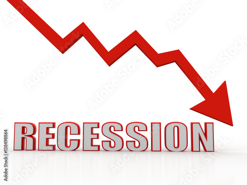 Free Download Recession Concept. 3D Rendering - GFXLoad