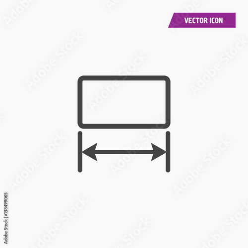 Scale icon illustration isolated vector sign symbol