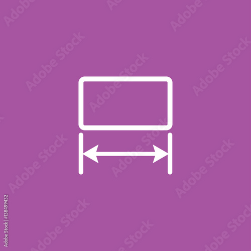 Scale icon illustration isolated vector sign symbol