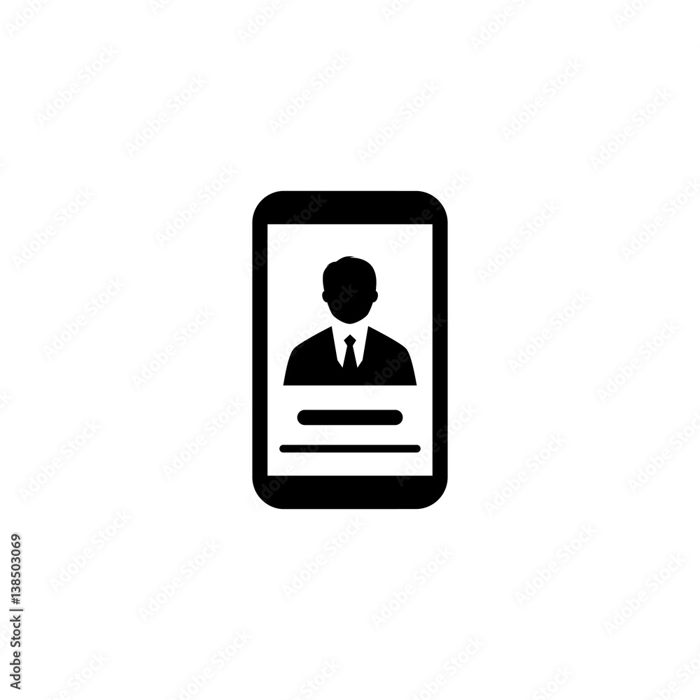 Partner Profile Icon. Business Concept. Flat Design. Partner Profile Icon. Business Concept. Flat Design.
