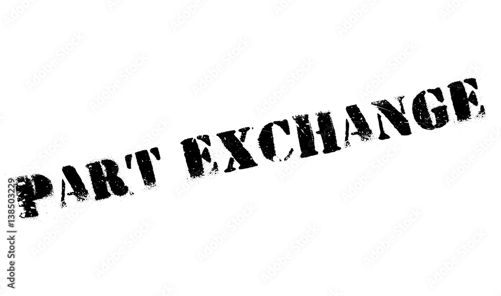 Part Exchange rubber stamp. Grunge design with dust scratches. Effects can be easily removed for a clean, crisp look. Color is easily changed. Part Exchange rubber stamp. Grunge design with dust scratches. Effects can be easily removed for a clean, crisp look. Color is easily changed.