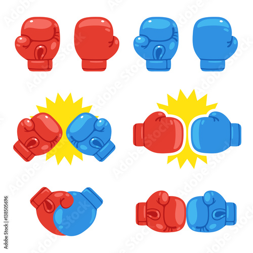 Boxing gloves set