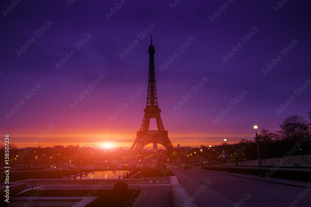 Cambridge Paris France Landmark Attractions Eiffel Tower Bamboo Eco Mu –  Aura In Pink Inc.