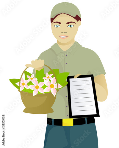 Flower courier