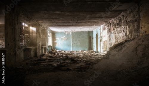 Fotografie, Obraz Abandoned building