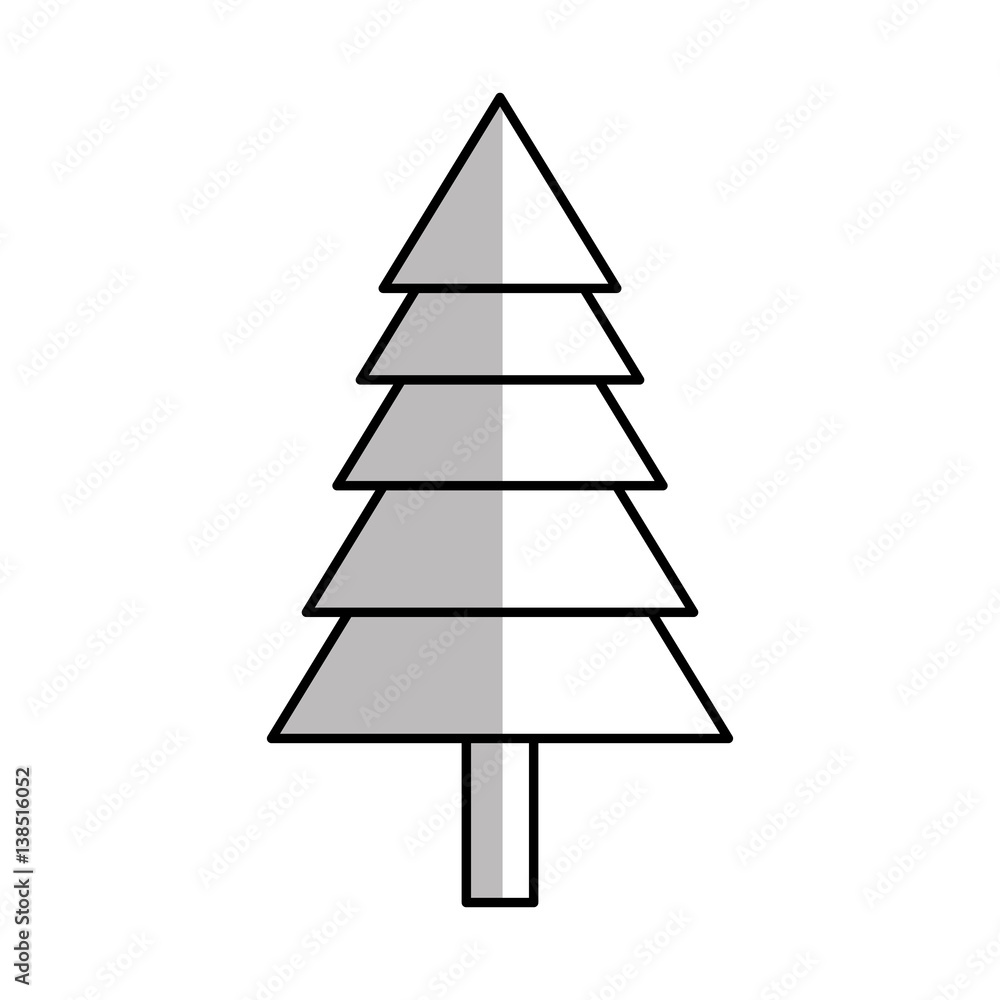 pine tree icon over white background. vector illustration pine tree icon over white background. vector illustration