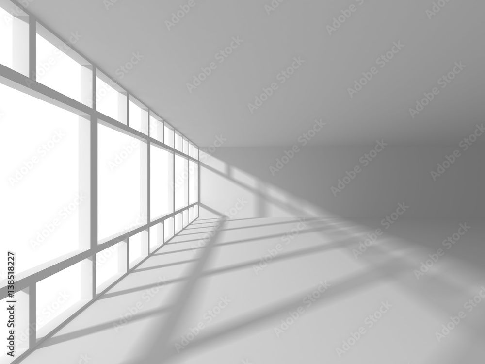Fototapeta premium Abstract Modern White Architecture Background