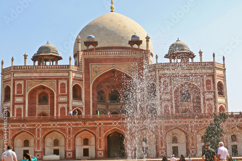 Mughal Emperor Humayun tomb was commissioned by his wife Bega Begum in 1569-70, designed by Persian architect Mirak Mirza. Many Mughal rulers lie buried here.