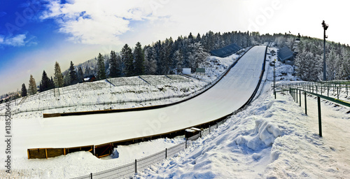 Fototapeta Naklejka Na Ścianę i Meble -  Ski Jumping - Hill's Stadium in Poland