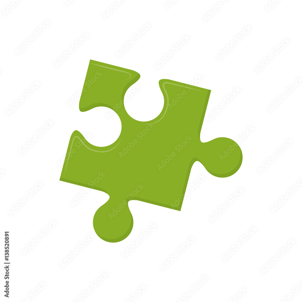 Jigsaw puzzle piece icon vector illustration graphic design Jigsaw puzzle piece icon vector illustration graphic design
