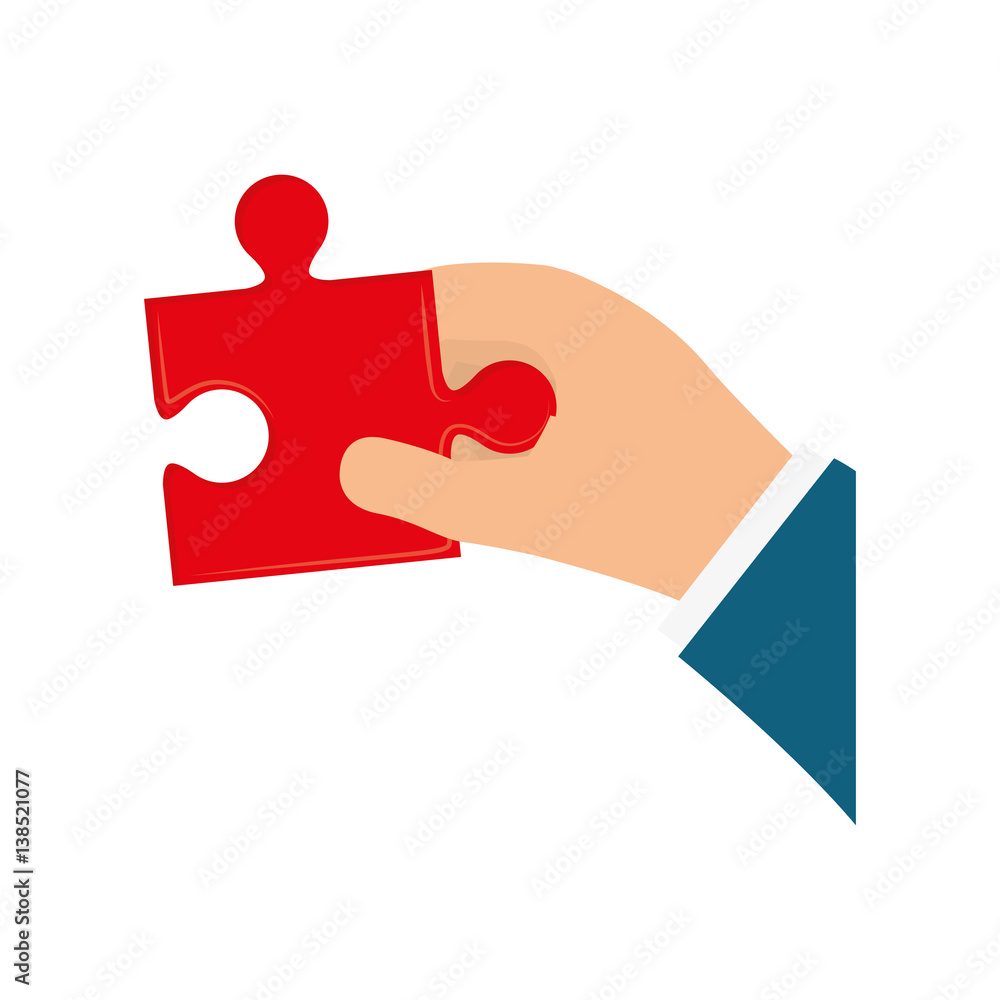 Jigsaw puzzle piece icon vector illustration graphic design Jigsaw puzzle piece icon vector illustration graphic design