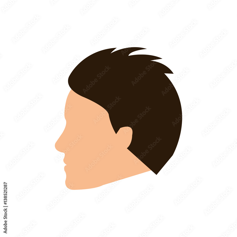 Man faceless head icon vector illustration graphic design Man faceless head icon vector illustration graphic design
