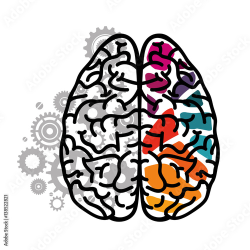 brain storming concept icon vector illustration design