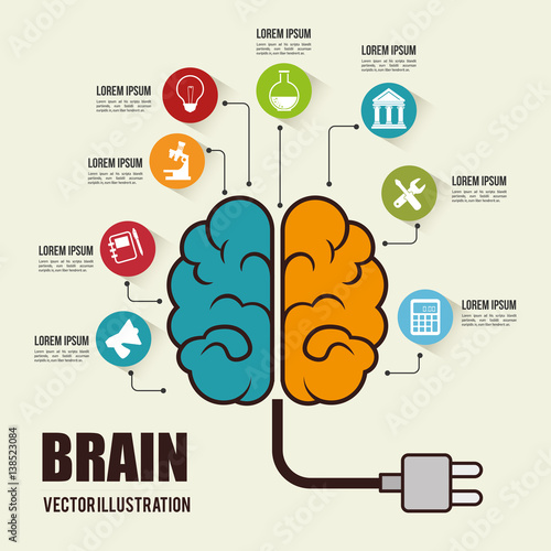 brain storming concept icon vector illustration design