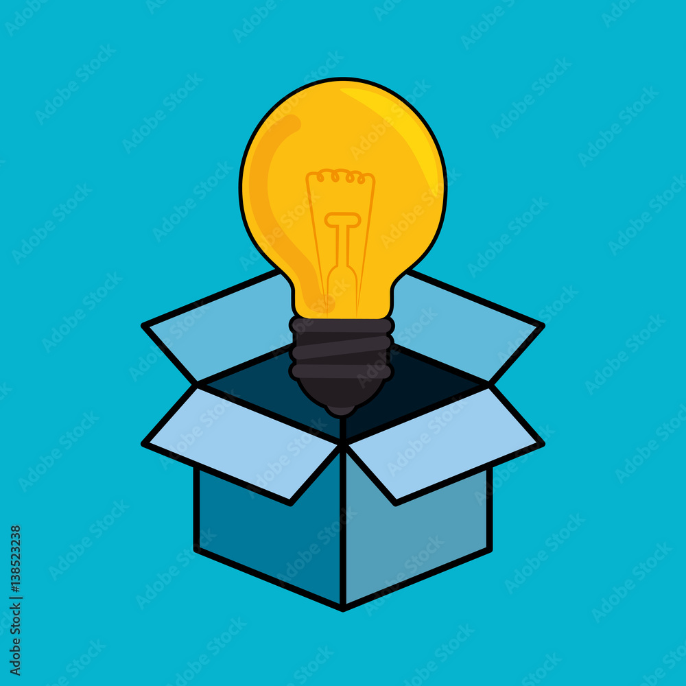bulb light big idea concept vector illustration design bulb light big idea concept vector illustration design