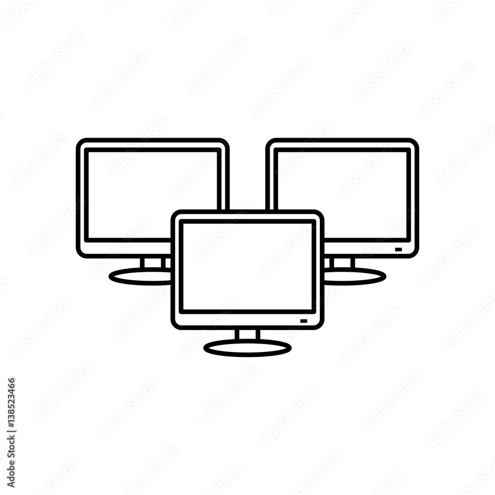 Modern smart tv icon vector illustration graphic design Modern smart tv icon vector illustration graphic design