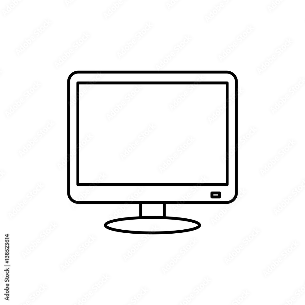 Modern smart tv icon vector illustration graphic design Modern smart tv icon vector illustration graphic design