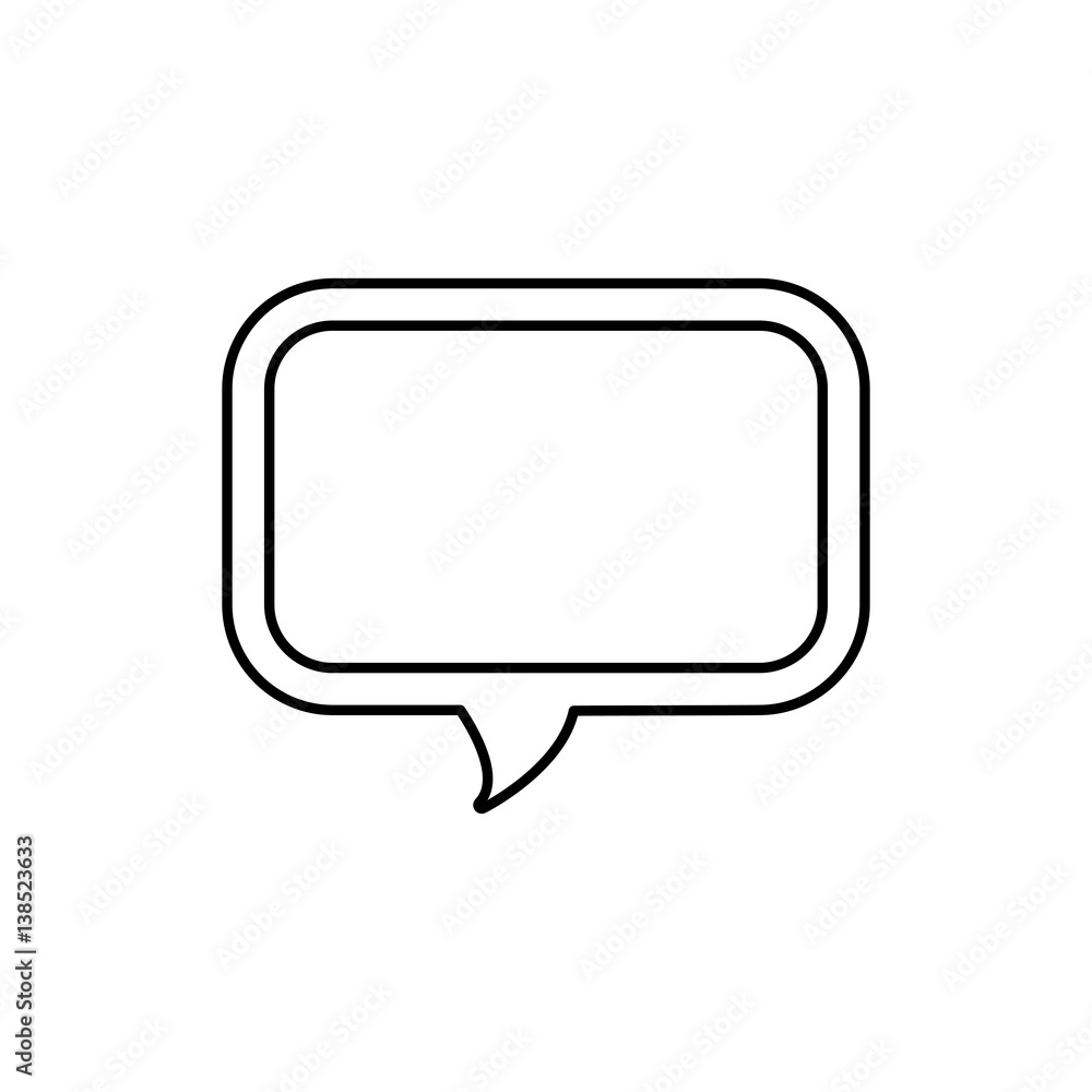 Chat bubble speakbox icon vector illustration graphic design Chat bubble speakbox icon vector illustration graphic design