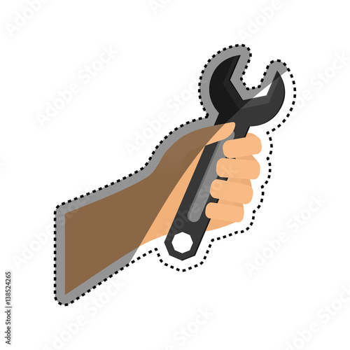 Construction tools symbol icon vector illustration graphic design