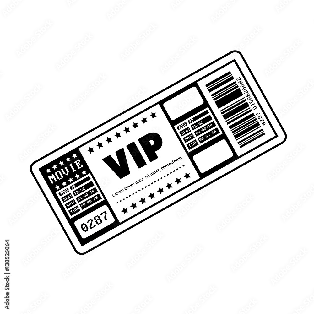 vip ticket entrance icon vector illustration design vip ticket entrance icon vector illustration design