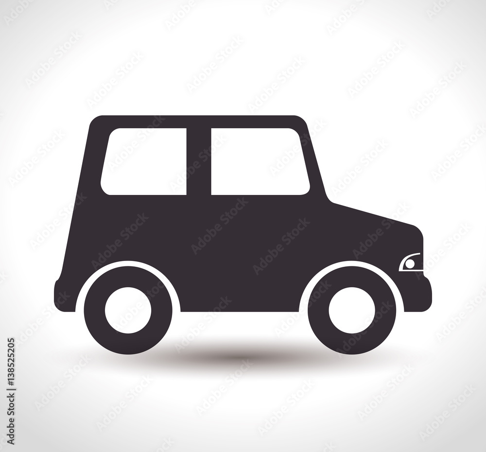 car baby toy isolated icon vector illustration design