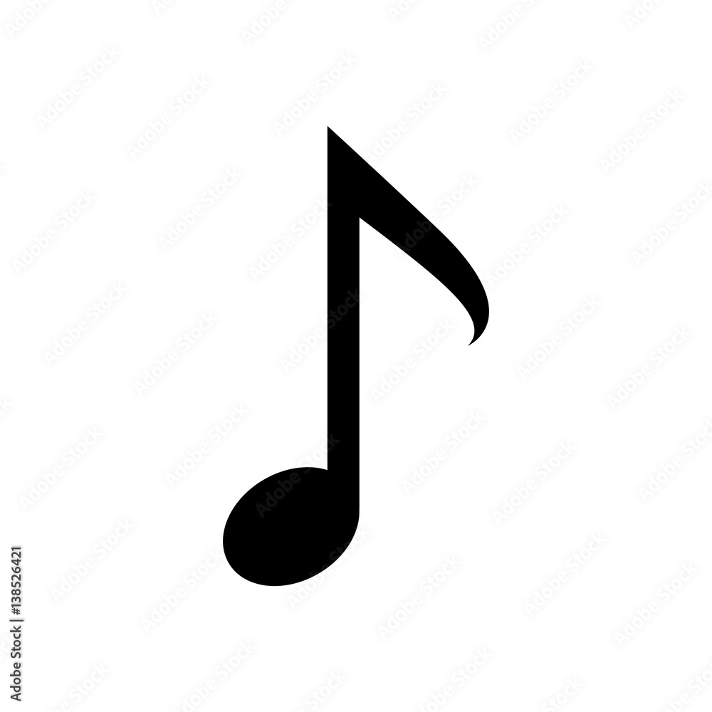 Music note symbol icon vector illustration graphic design Music note symbol icon vector illustration graphic design