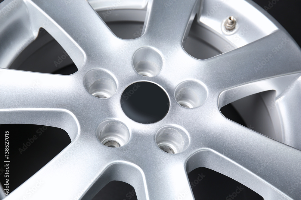 Car wheel, closeup Car wheel, closeup