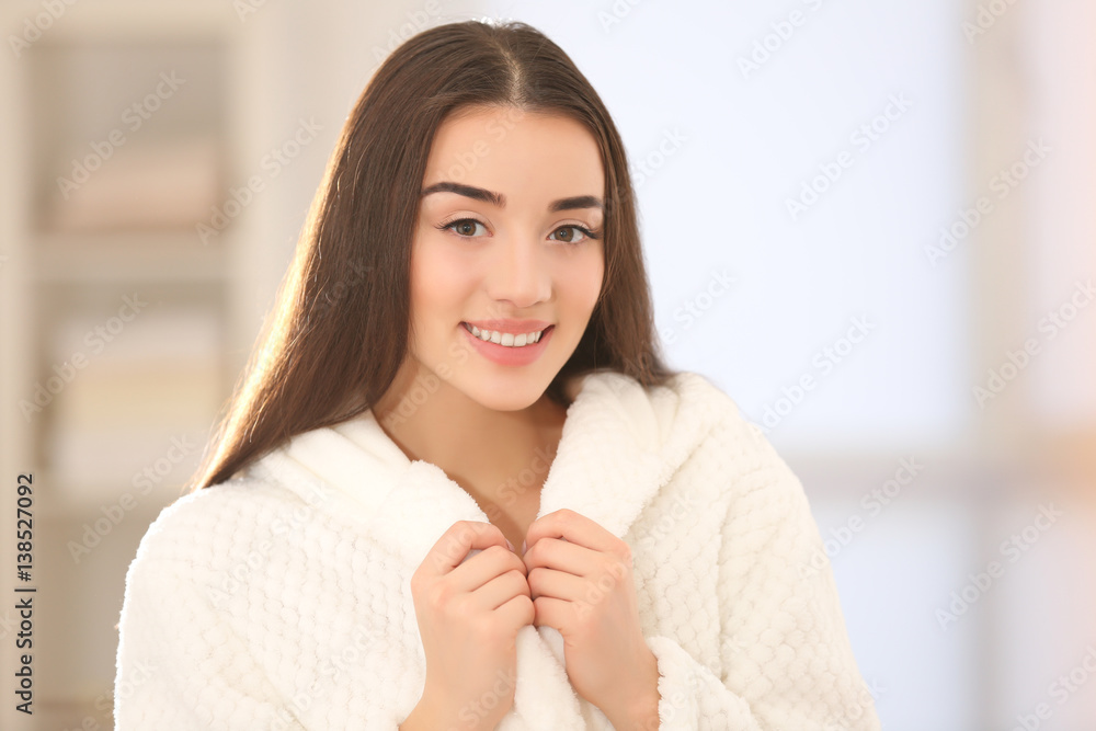 Beautiful young woman in spa salon Beautiful young woman in spa salon