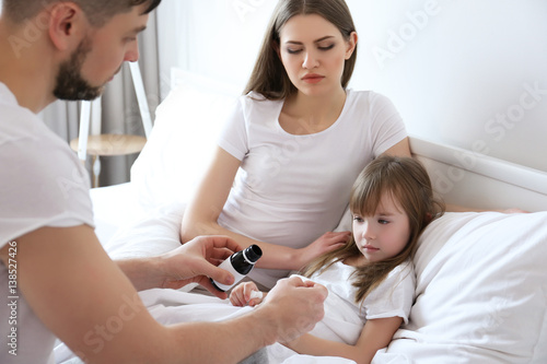Young man with medicines fo...