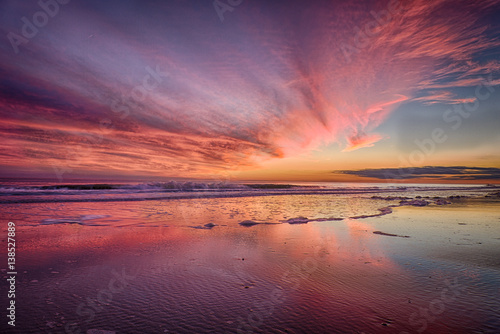 Fototapeta plaża Zachód słońca