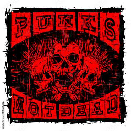 punk rock t-shirt design_3