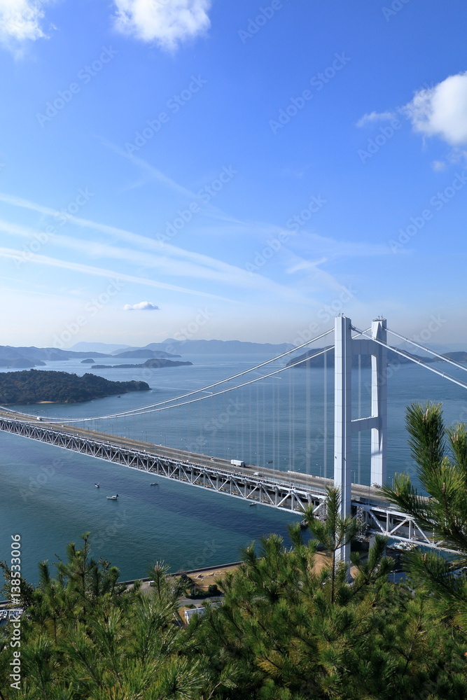 Seto Ohashi Bridge and Islands