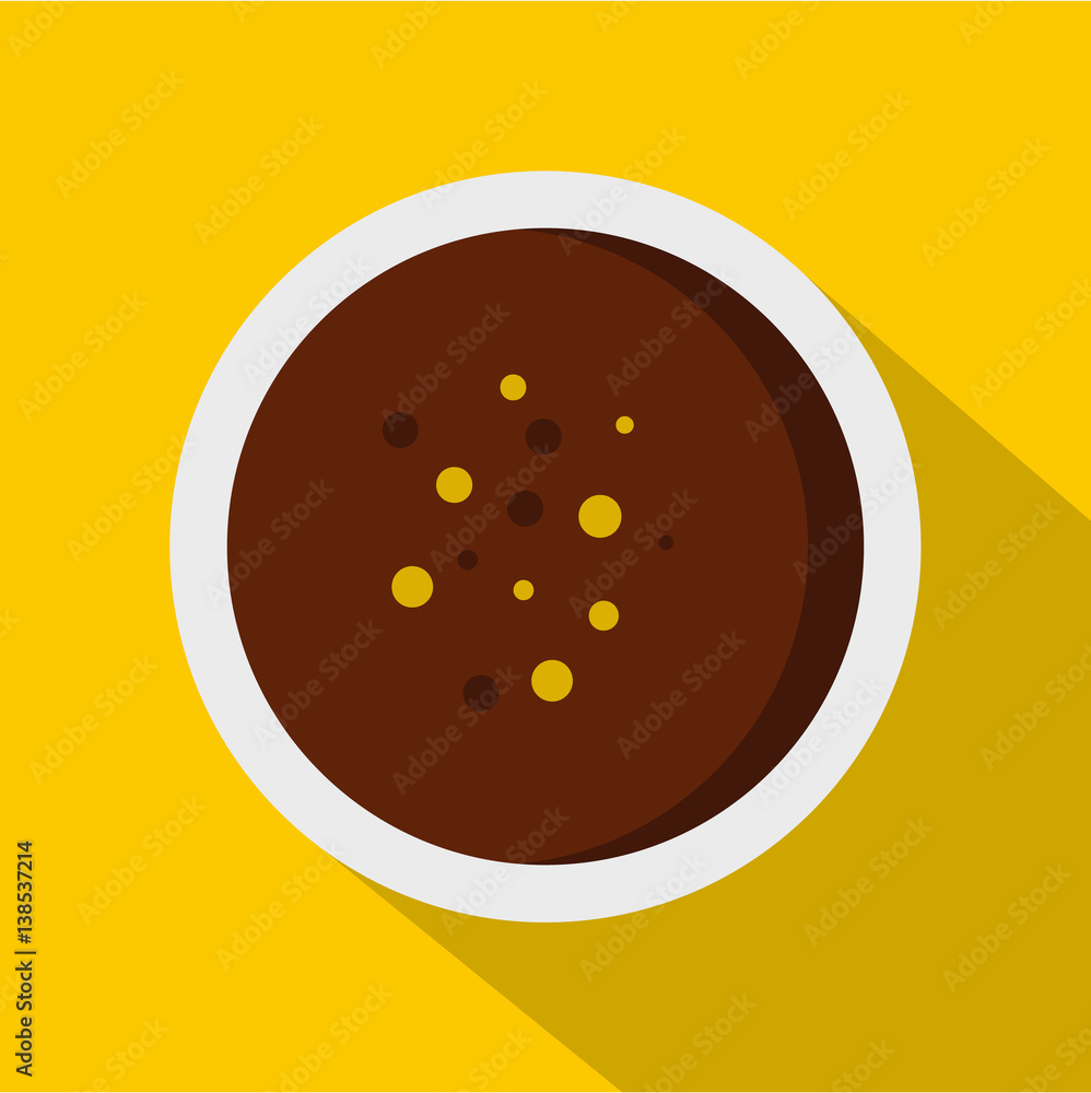 Hot sauce icon, flat style Hot sauce icon, flat style