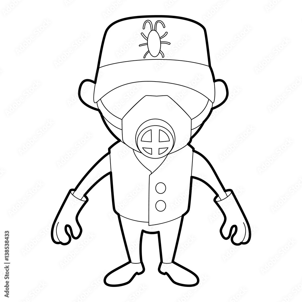 Fototapeta premium Disinfector icon, outline style