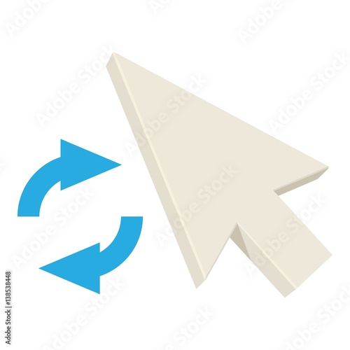 Wallpaper Mural Loading pointer icon, cartoon style Torontodigital.ca