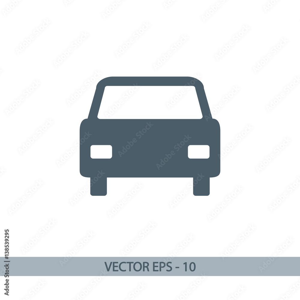 Car icon, vector illustration. Flat design style Car icon, vector illustration. Flat design style