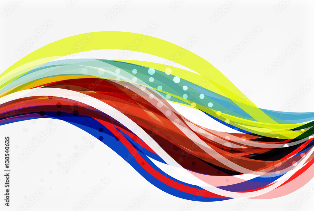 Colorful flowing wave abstract background Colorful flowing wave abstract background