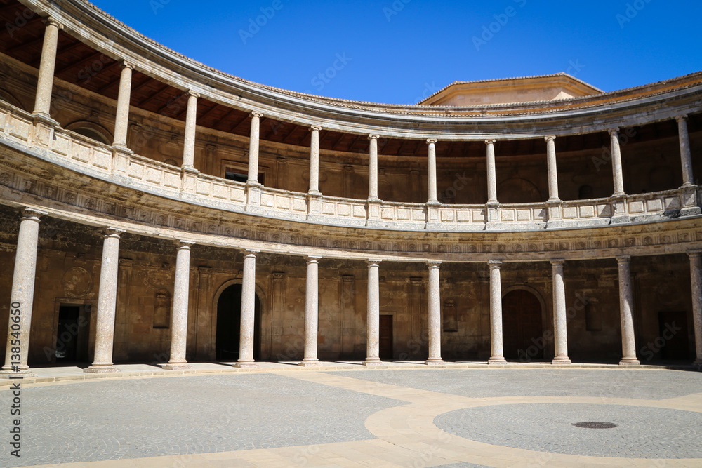 Fototapeta premium The part of Alhambra, Granada, Spain