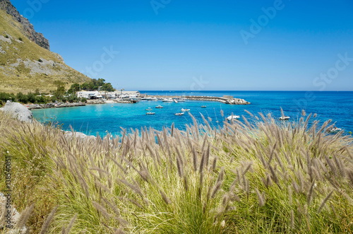 Obraz na płótnie Lagoon in Riserva Naturale Di Capo Gallo, Mondello, Italy w salonie