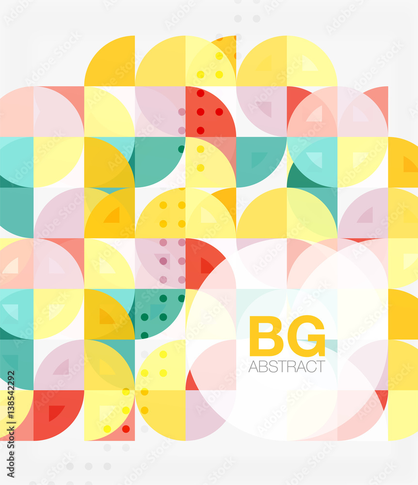 Modern elegant geometric circles abstract background Modern elegant geometric circles abstract background