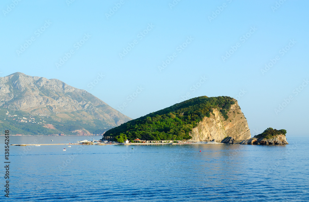 Island of Sveti Nikola, Budva, Montenegro