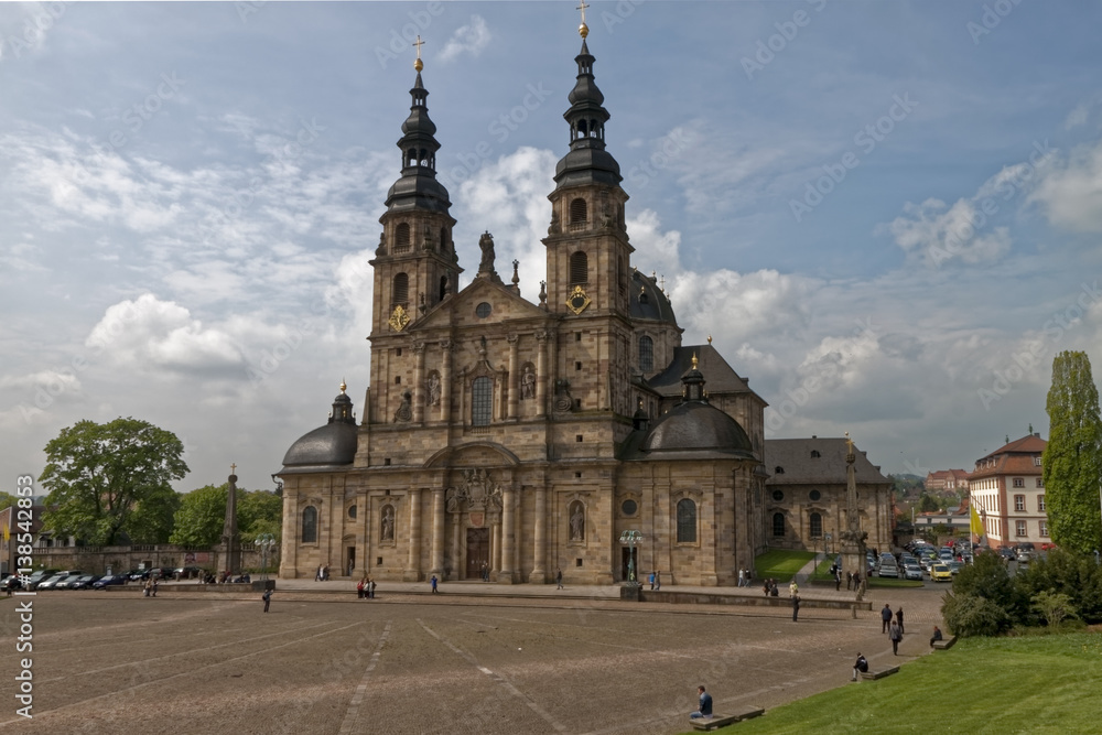 Cathedral in the old town of Fulda