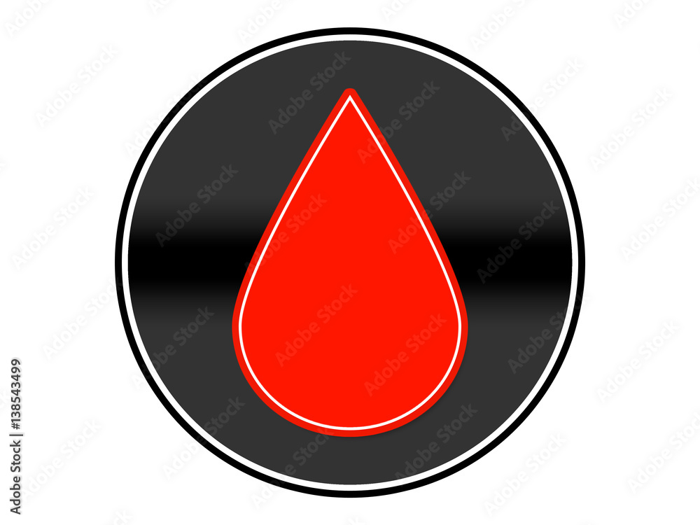 Fototapeta premium Blut tropfen