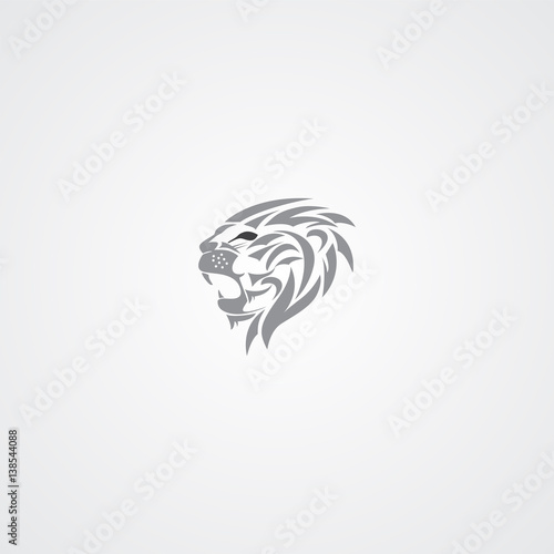 Fototapeta Naklejka Na Ścianę i Meble -  Illustration Head Tiger 